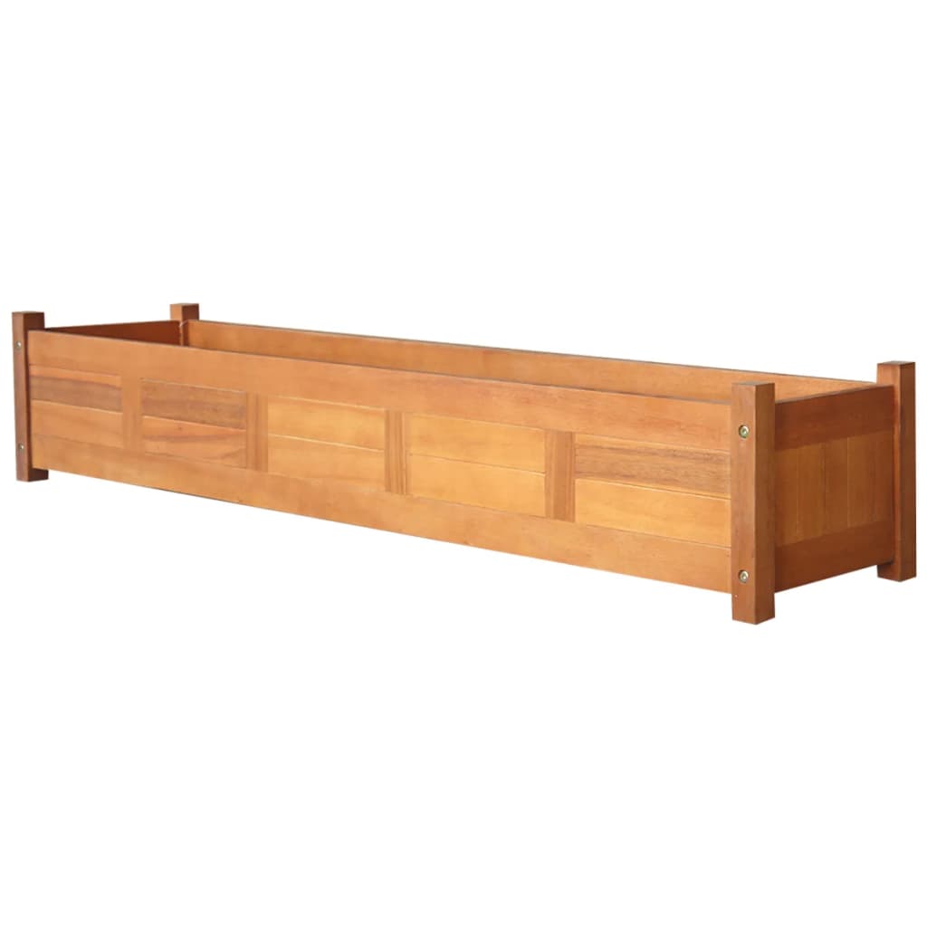 vidaXL Raised Garden Bed Raised Flower Bed Raised Garden Box Solid Acacia Wood-7